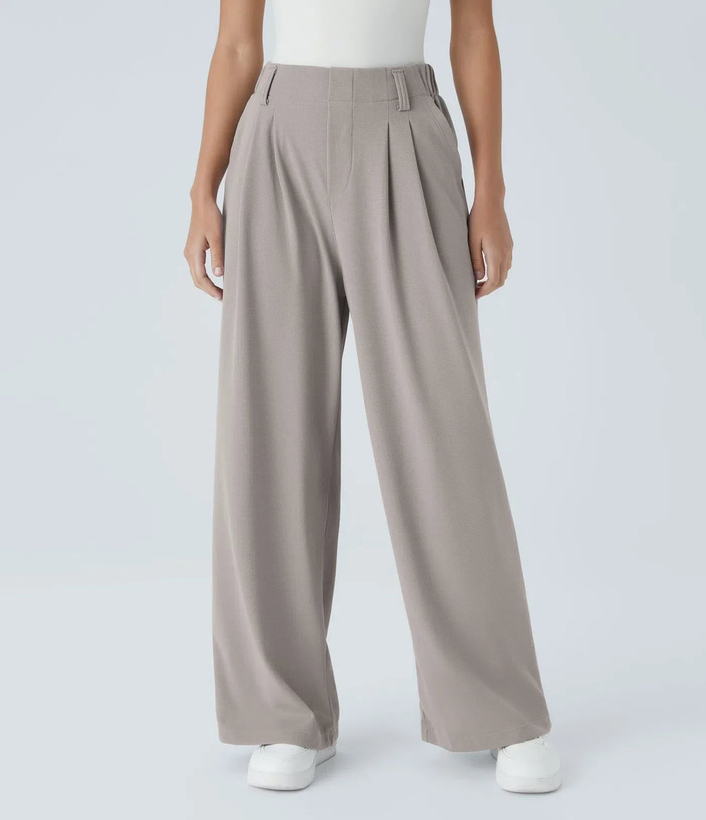 ColaTek Air V2™ - Pantaloni svasati con cintura alta e tasche laterali