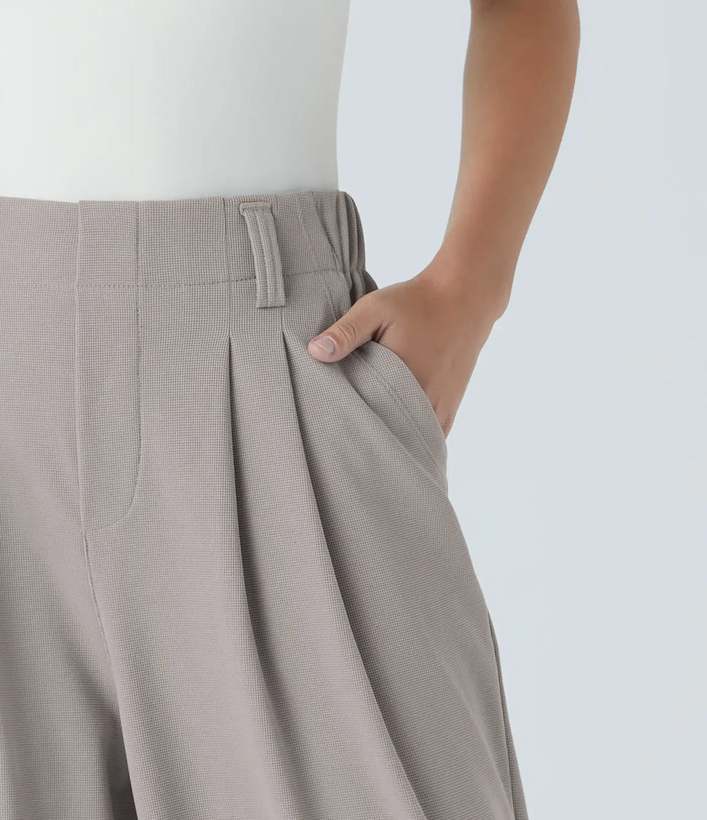 ColaTek Air V2™ - Pantaloni svasati con cintura alta e tasche laterali