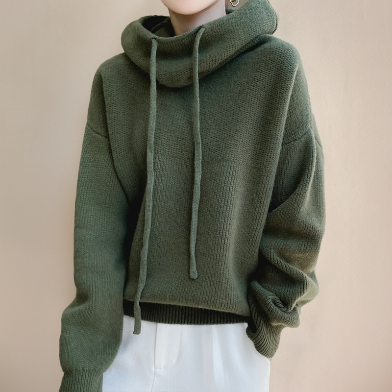 Charlotte™ | Maglia a collo alto in lana merino