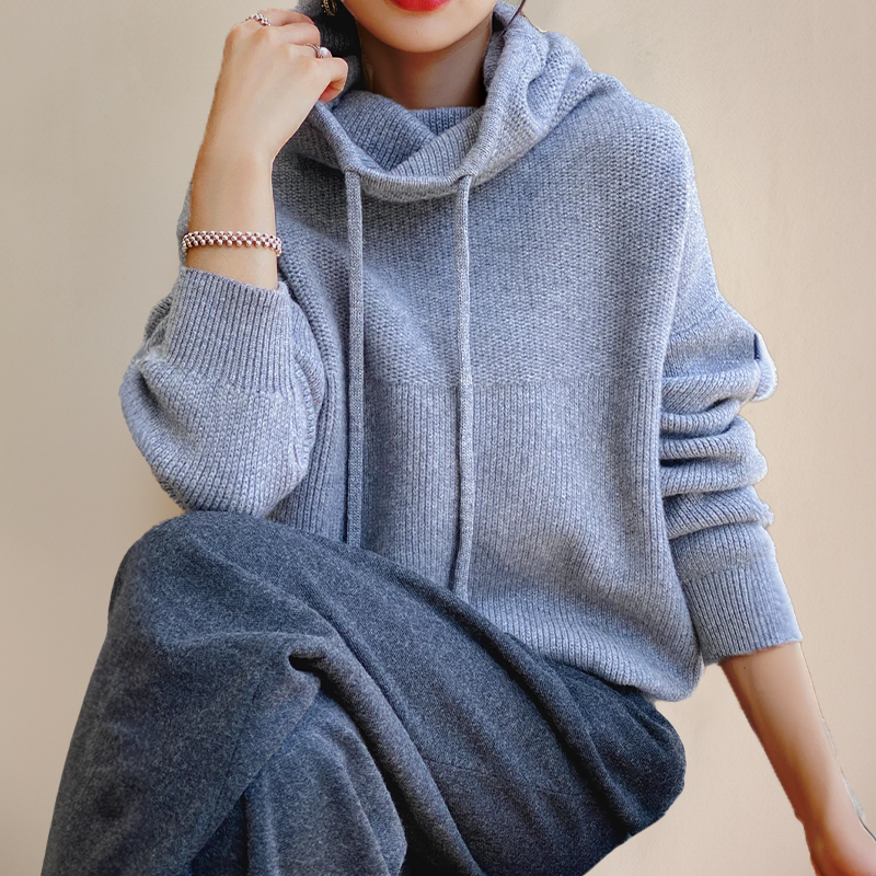 Charlotte™ | Maglia a collo alto in lana merino